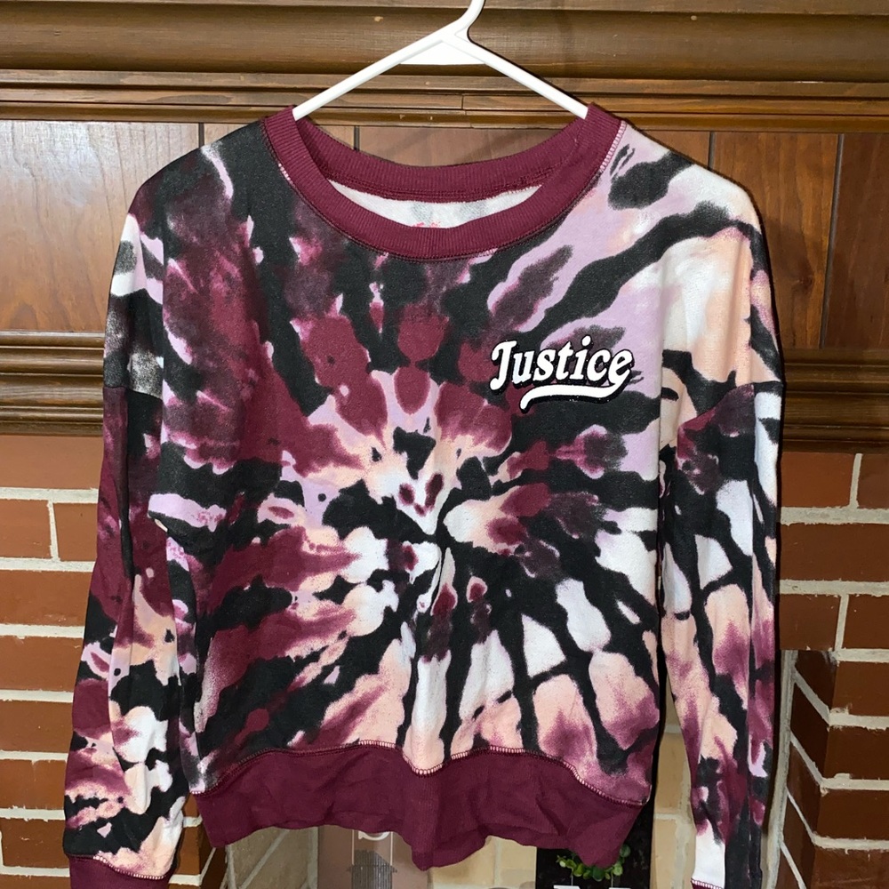 Justice Tie-Dye Sweatshirt